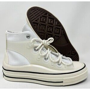 Converse Womens Chuck 70 Utility High Hybrid Function White Egret Size 6.5